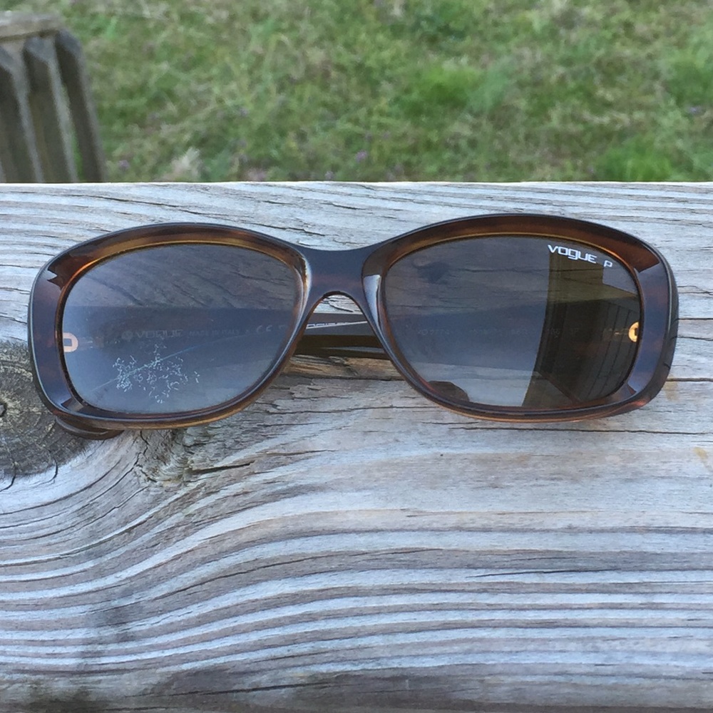 Vogue Polarized Brown Translucent Sunglasses - image 6